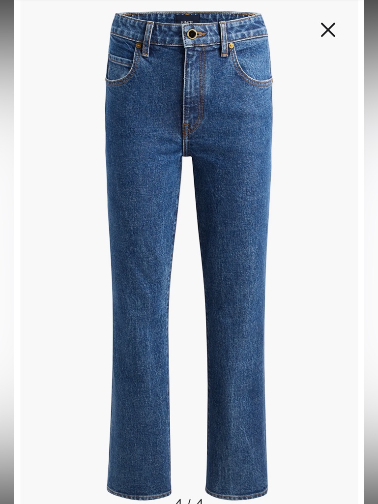 Khaite Vivian High Waist Bootcut Crop